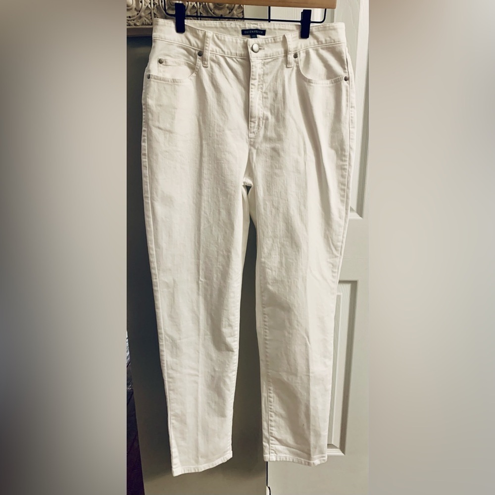 Eileen Fisher Organic Cotton Denim Slim Jean NWT - SZ 8 - Picture 6 of 13
